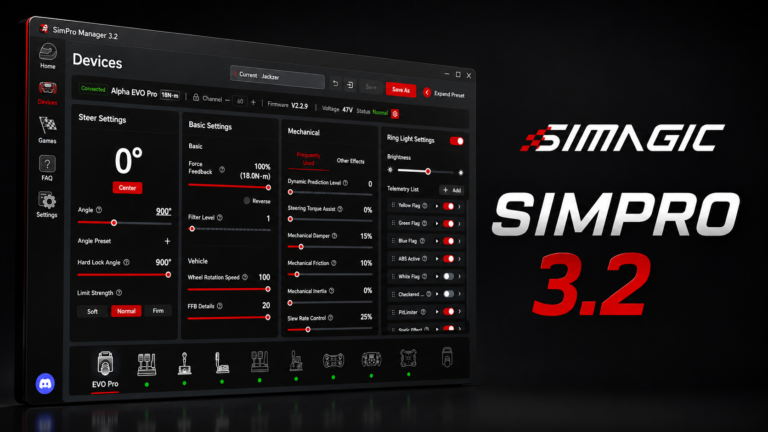 Simagic Simpro Manager 3.2