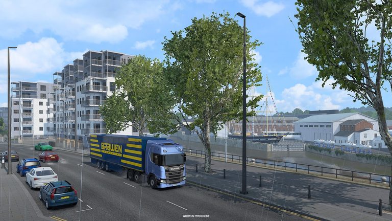 Euro Truck Simulator 2 retravaille Bristol et le reste du Royaume-Uni