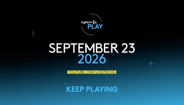 Logitech G Play 2026, l'événement Logitech G du 23 septembre