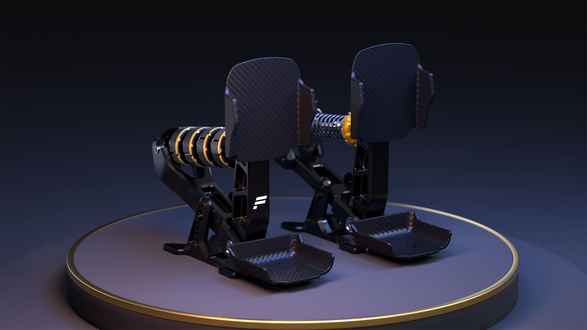 Visuel officiel du Fanatec Podium Pedals Formula fourni par la marque