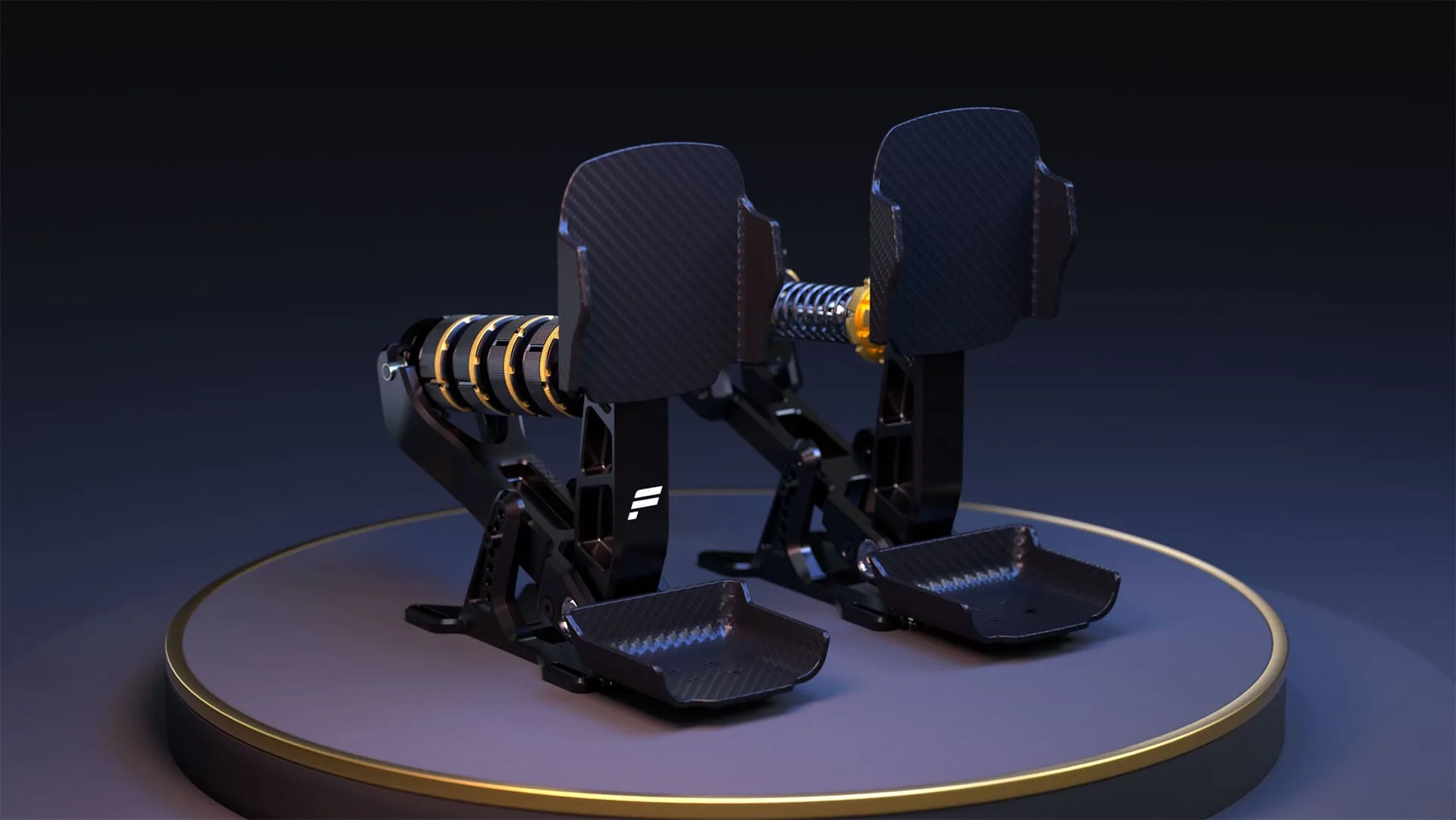 Visuel officiel du Fanatec Podium Pedals Formula fourni par la marque