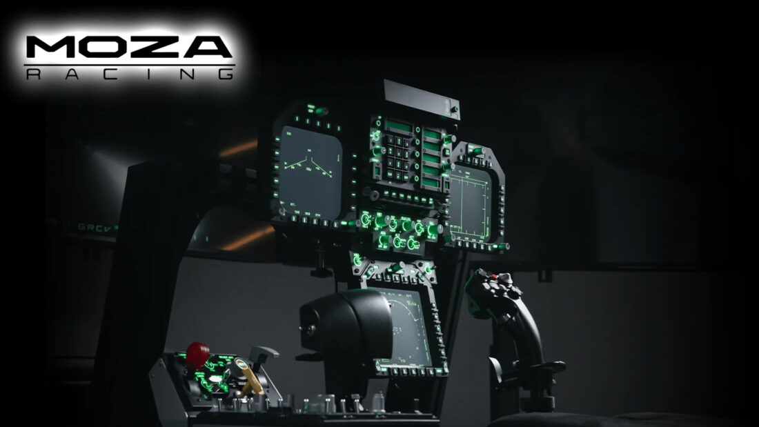 Le MOZA FMP18 Panel Bundle, panneau de cockpit de combat pour DCS World