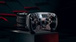 Le volant Fanatec ClubSport F1 V3 monté sur la base ClubSport DD+ du ClubSport F1 Racing System