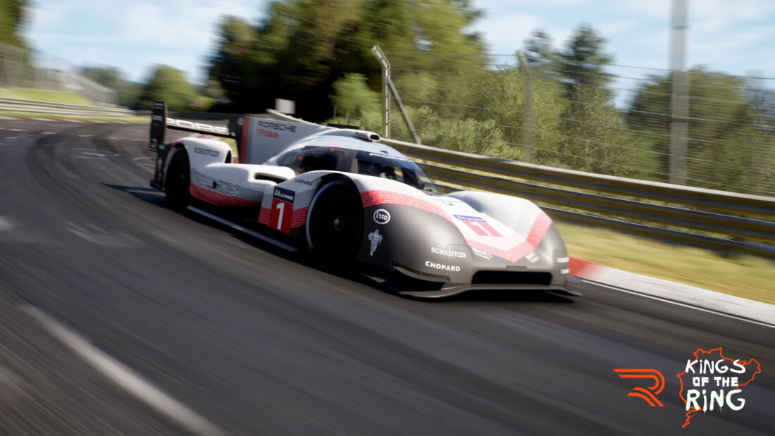 La Porsche 919 Hybrid Evo sur la Nordschleife dans Rennsport