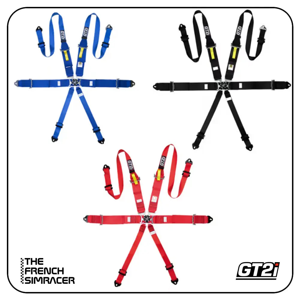 Harnais GT2i Race 6 Points – Homologué FIA 8853-16