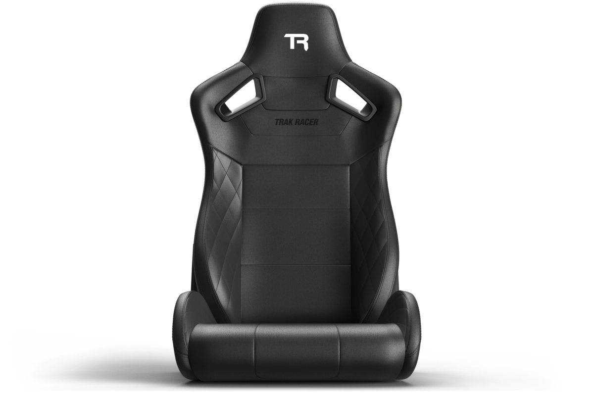 Recliner Sim Racing Seat — Premium Diamond-Stitched Leather-Style Finish