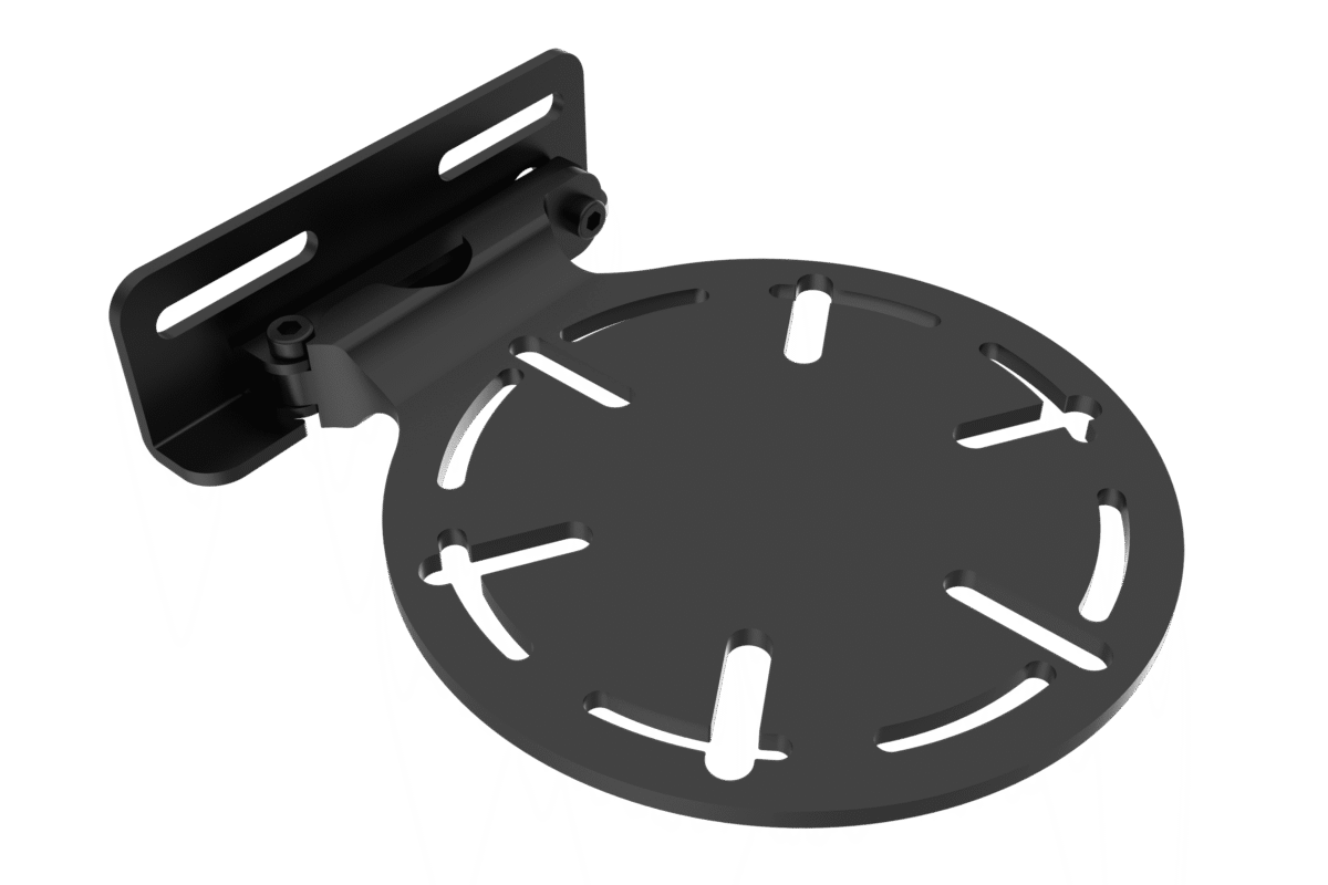 Universal Bass Shaker & Buttkicker Tactile Transducer Mount for Sim Racing & Flight Sim Rigs