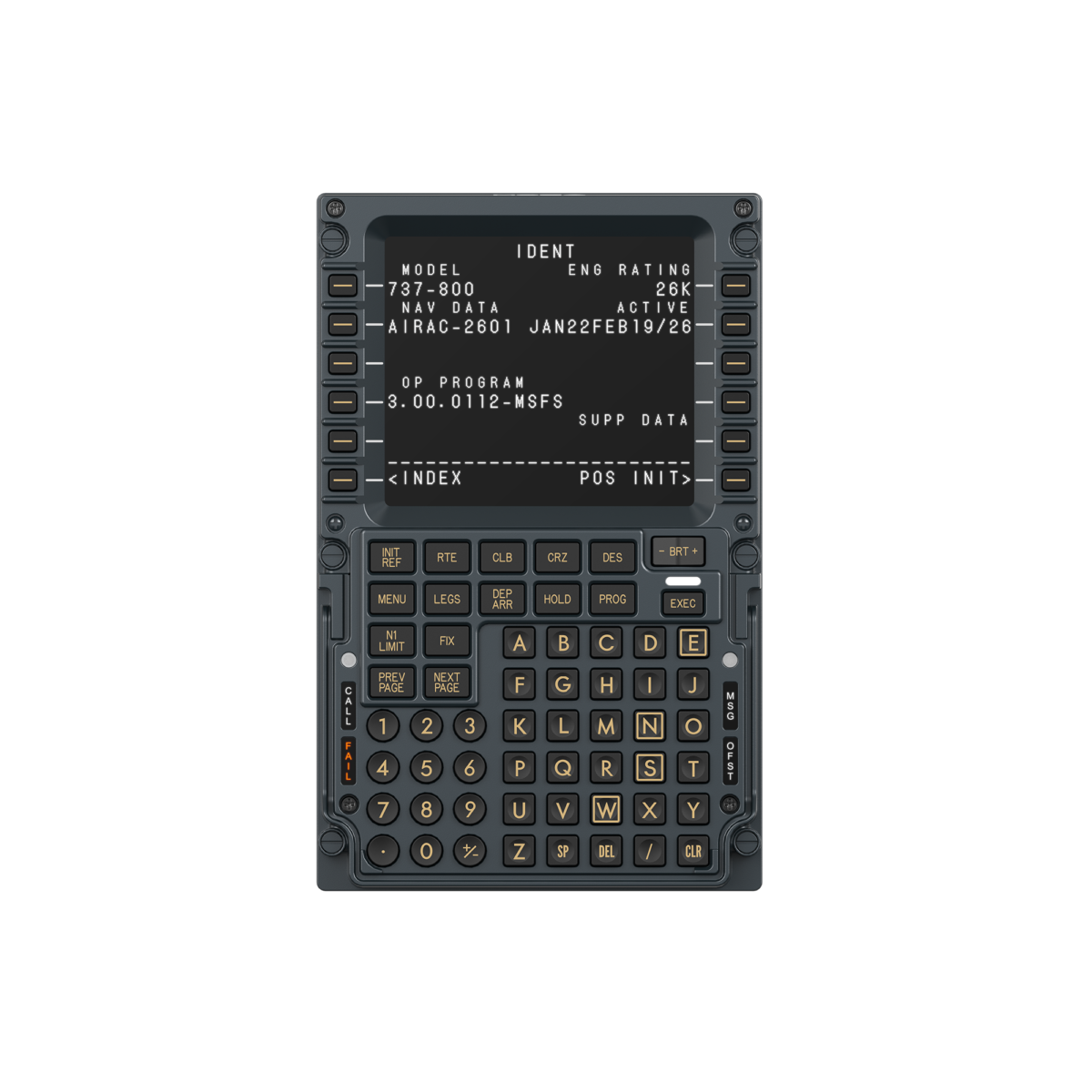 MB7F Flight Computer Display