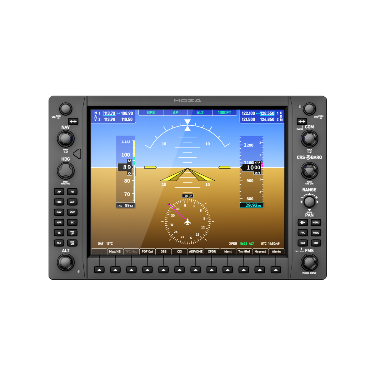 MGX1000 Instrument Panel