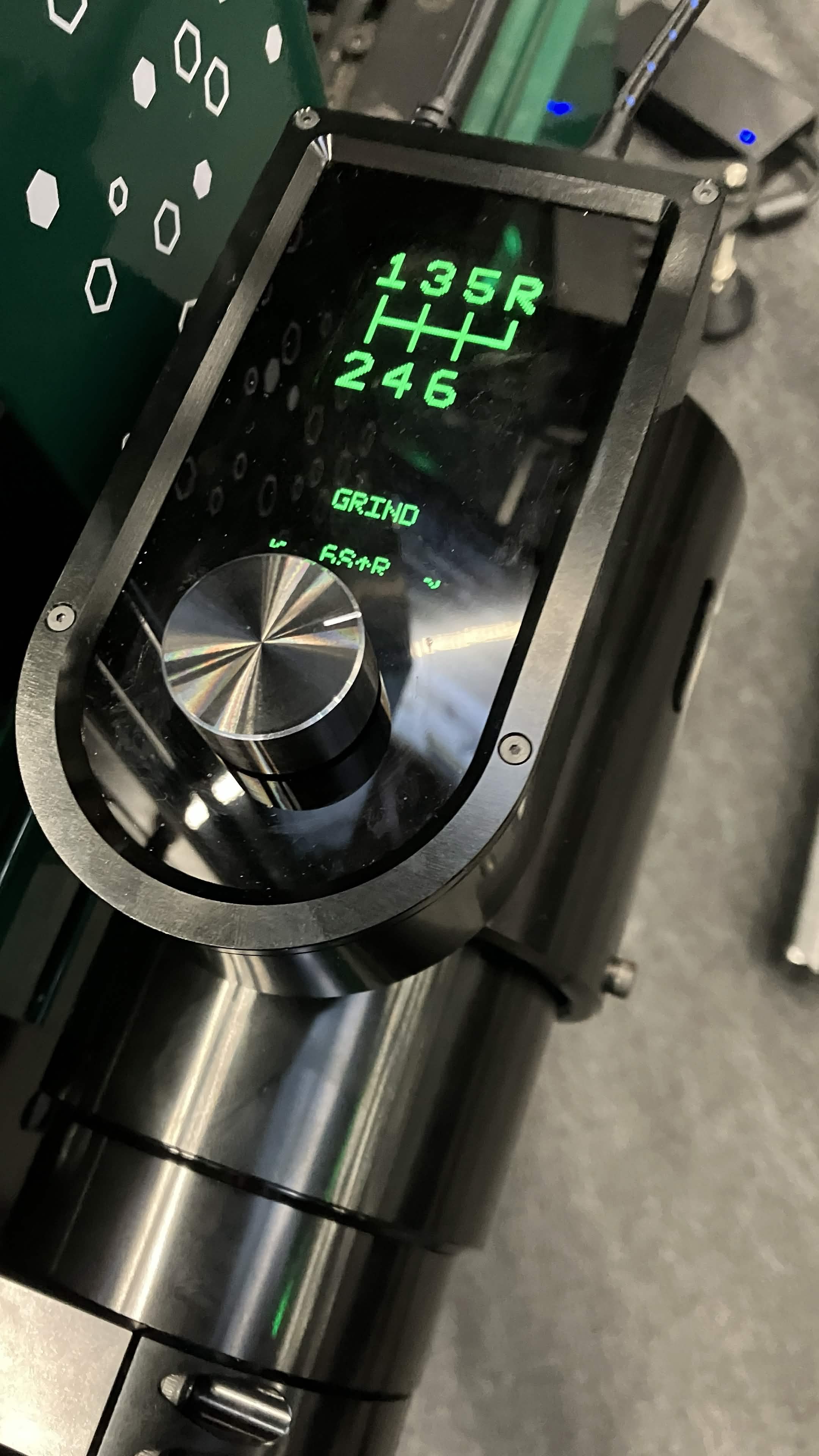 Écran de configuration numérique du BDH Active Shifter