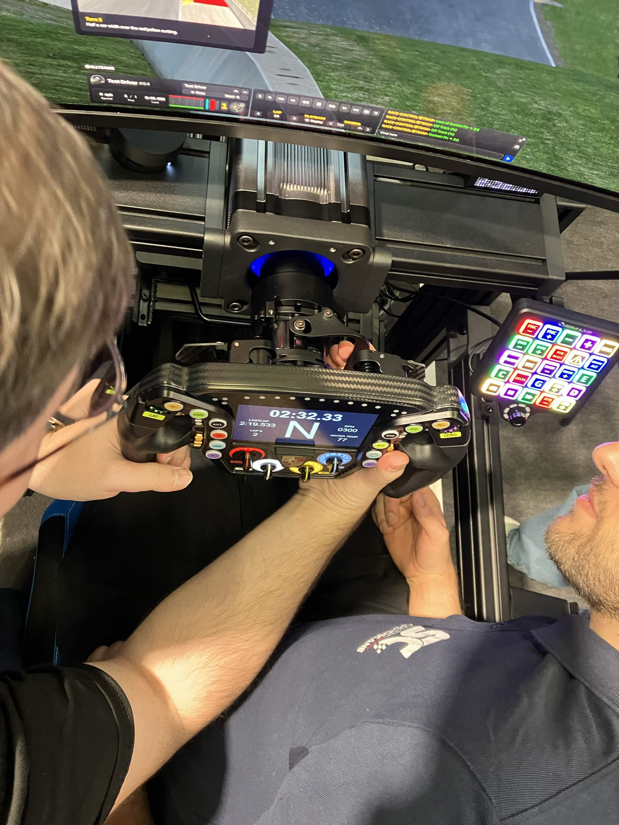 Montage rapide d'un volant sur la base DDS39 via système QR