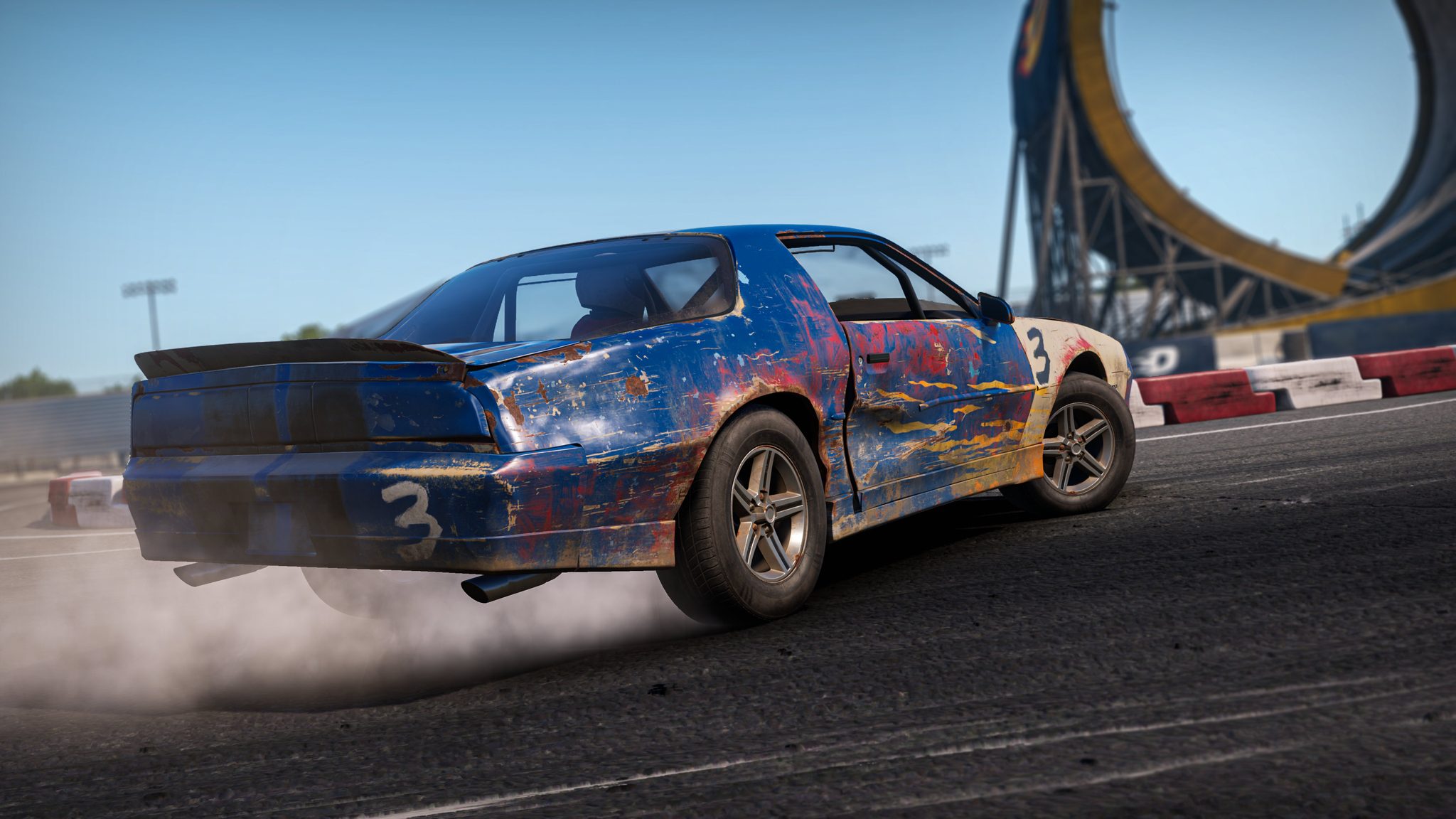La Blade, muscle car américaine des années 1980, dans Wreckfest 2