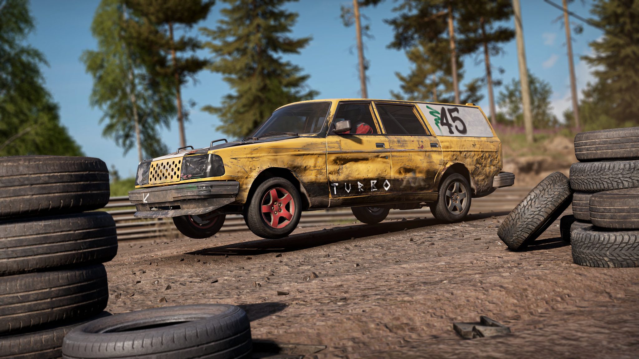 La Hammerhead, break européen des années 1980, dans Wreckfest 2