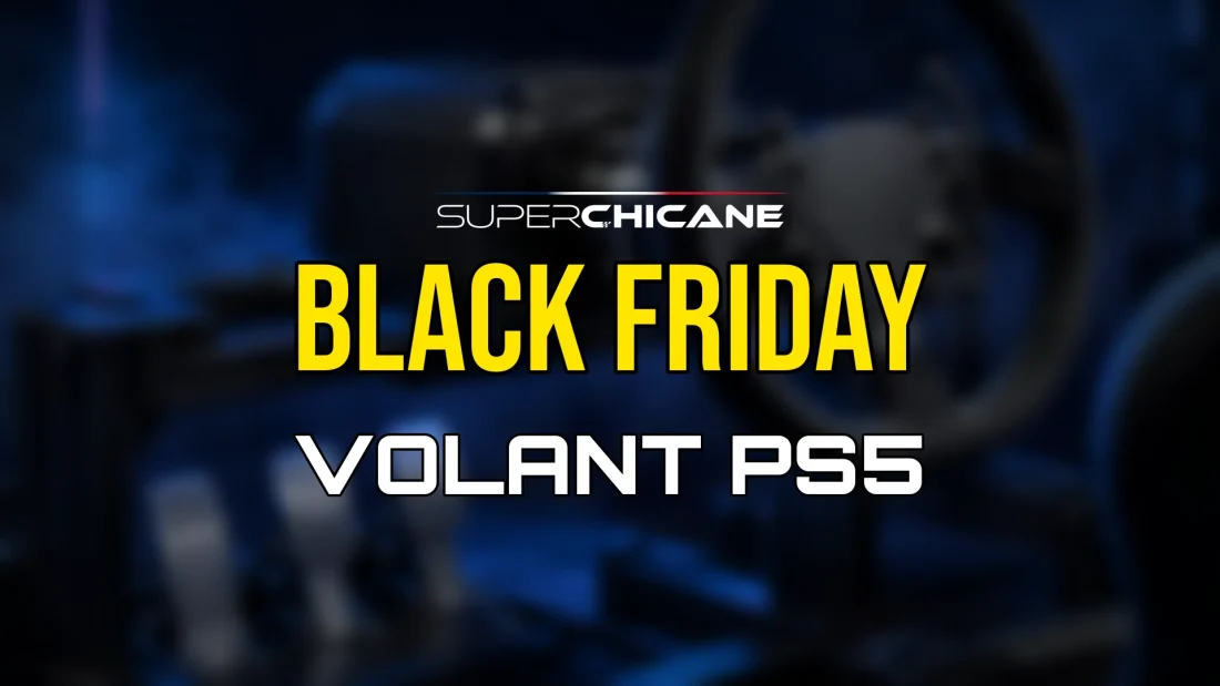 Visuel Black Friday volant PS5 de Superchicane