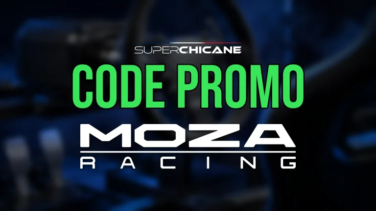 Visuel code promo Moza Racing de Superchicane