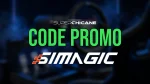 Visuel code promo Simagic de Superchicane