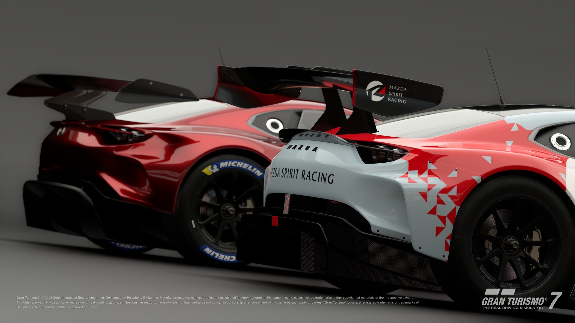 L'arrière et l'aileron de la Mazda RX-VISION GT3 EVO '26