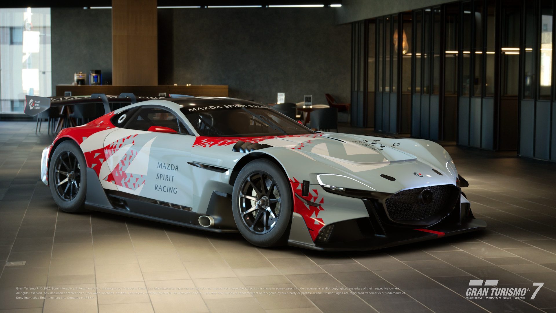 La Mazda RX-VISION GT3 EVO '26, nouvelle Gr.3 de la mise à jour GT7 1.72