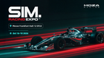 Visuel Moza Racing pour la SimRacing Expo 2026 : hall 12 de la Messe Frankfurt, stand EF22, du 16 au 18 octobre
