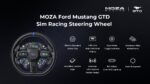 Le volant Moza Mustang GTD et ses principales caractéristiques, visuel officiel Moza Racing