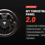 Visuel officiel de My Thrustmaster Panel 2.0, qui apporte un mode camion au volant Thrustmaster T598
