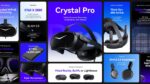 Le casque VR sans fil Pimax Crystal Pro et ses principales caractéristiques, présentés lors de l'événement Frontier 2026