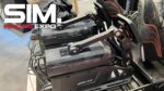 Deux pédales actives Simagic P-Active à l'essai sur le stand Simagic de la SimRacing Expo 2026