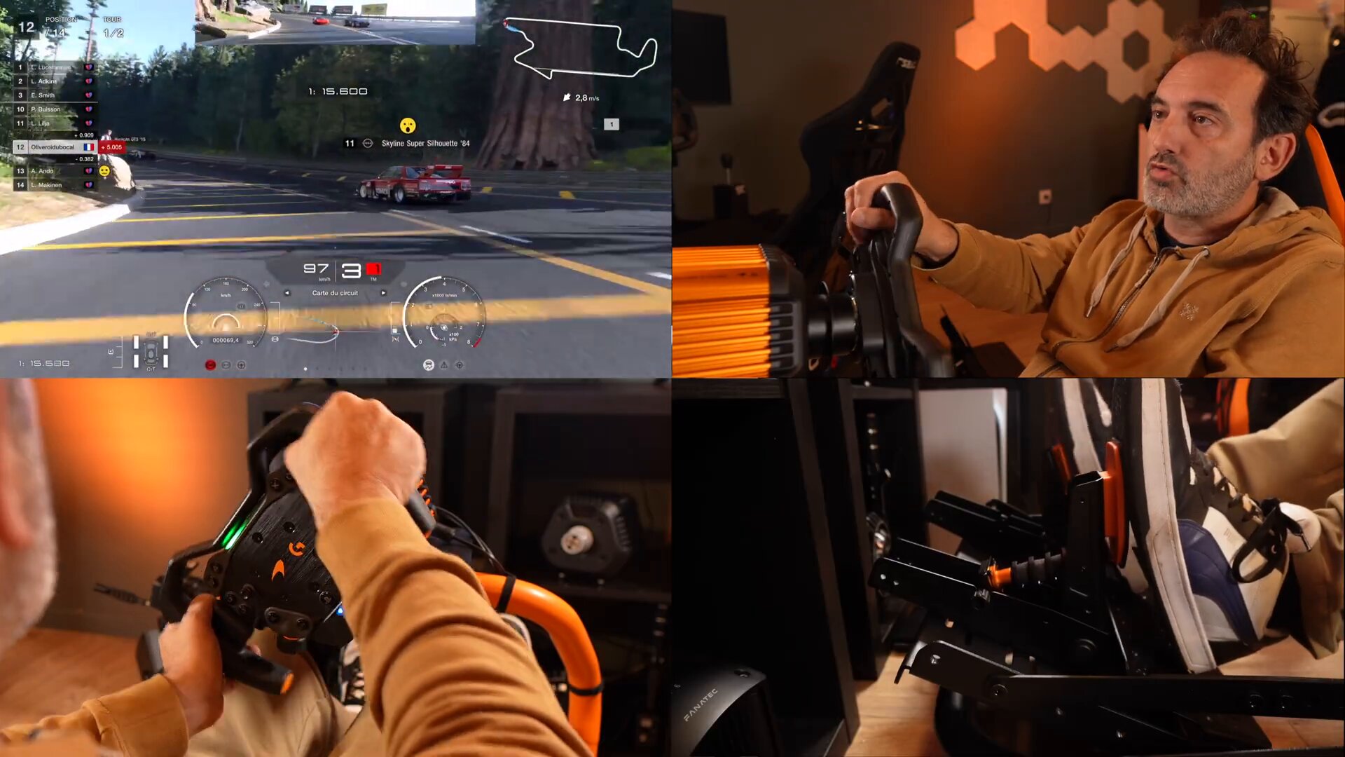 Le RS50 McLaren au volant d'une McLaren dans Gran Turismo 7 sur PS5