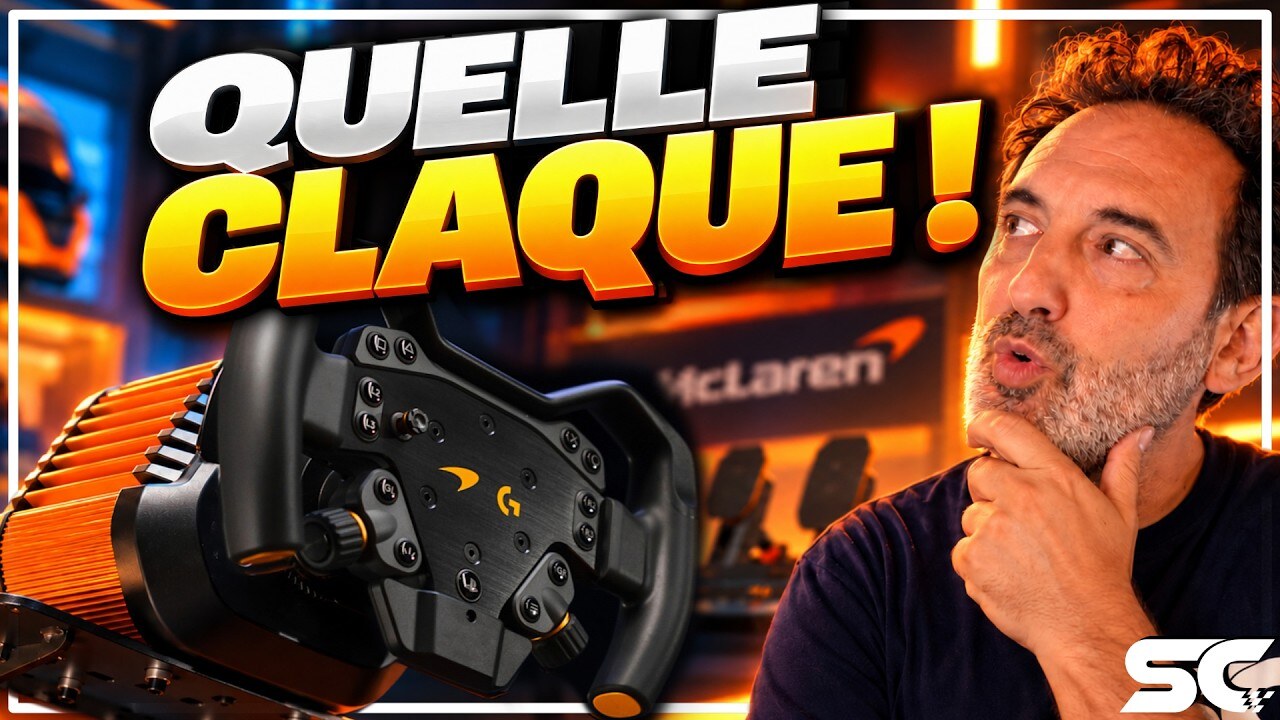 Test du Logitech RS50 McLaren Racing Bundle par Olive de SuperChicane