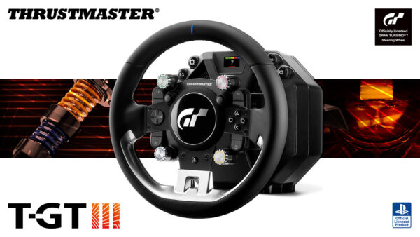 Le volant Thrustmaster T-GT III, sous licence officielle Gran Turismo 7